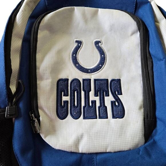 NFL Indianapolis Colts Backpack Football Blue And White - Picture 13 of 13